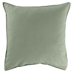 Квадратна наволочка з промитого льону та бавовни SONGE