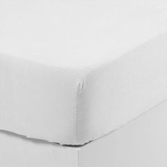 Простирадло на резинці з промитої бавовни SONGE