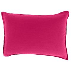 Прямокутна наволочка з промитого льону та бавовни SONGE