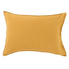 Прямокутна наволочка з промитого льону та бавовни SONGE