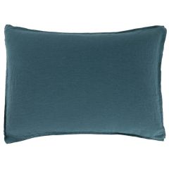 Прямокутна наволочка з промитого льону та бавовни SONGE