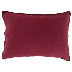 Прямокутна наволочка з промитого льону та бавовни SONGE