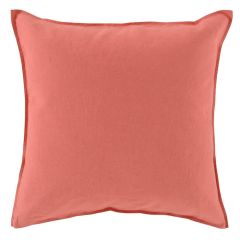 Квадратна наволочка з промитого льону та бавовни SONGE