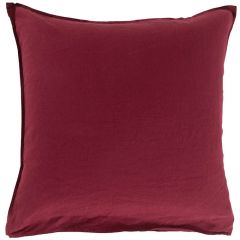 Квадратна наволочка з промитого льону та бавовни SONGE