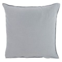 Квадратна наволочка з промитого льону та бавовни SONGE