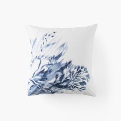 Квадратна наволочка з подвійним декором з перкалю DEMILUNE