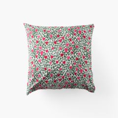 Квадратна наволочка з подвійним декором з перкалю EUPHORY