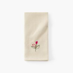 Рушник вафельний для кухні з вишивкою NECTAR